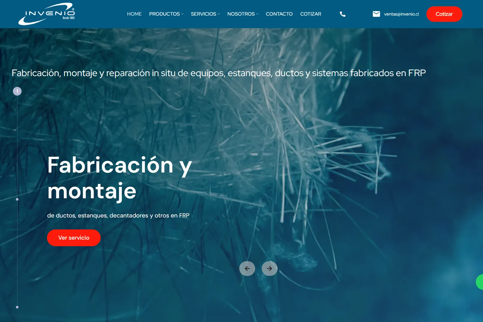 Captura de pantalla de Invenio